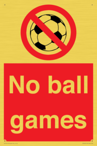 No Ball Games